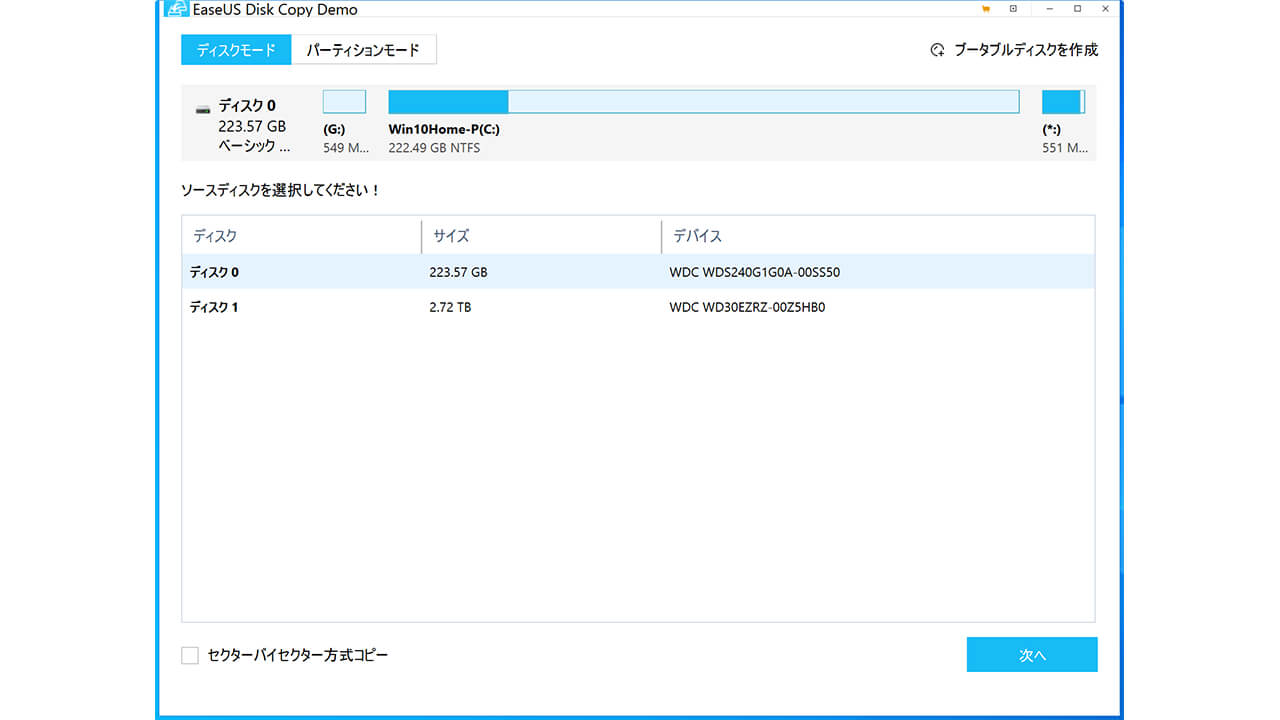 EaseUS Disk Copy について｜SAKURA-PC